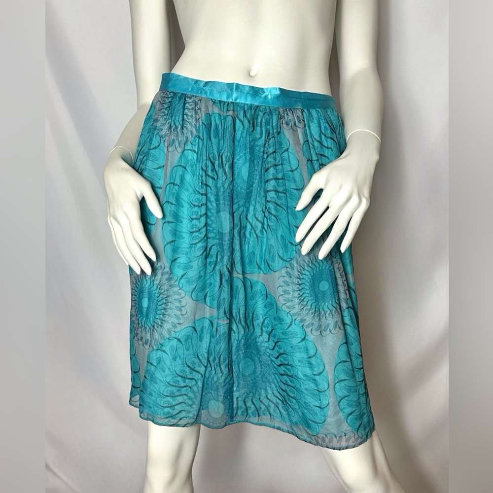 Custo Barcelona Skirt Blue Teal Size Small